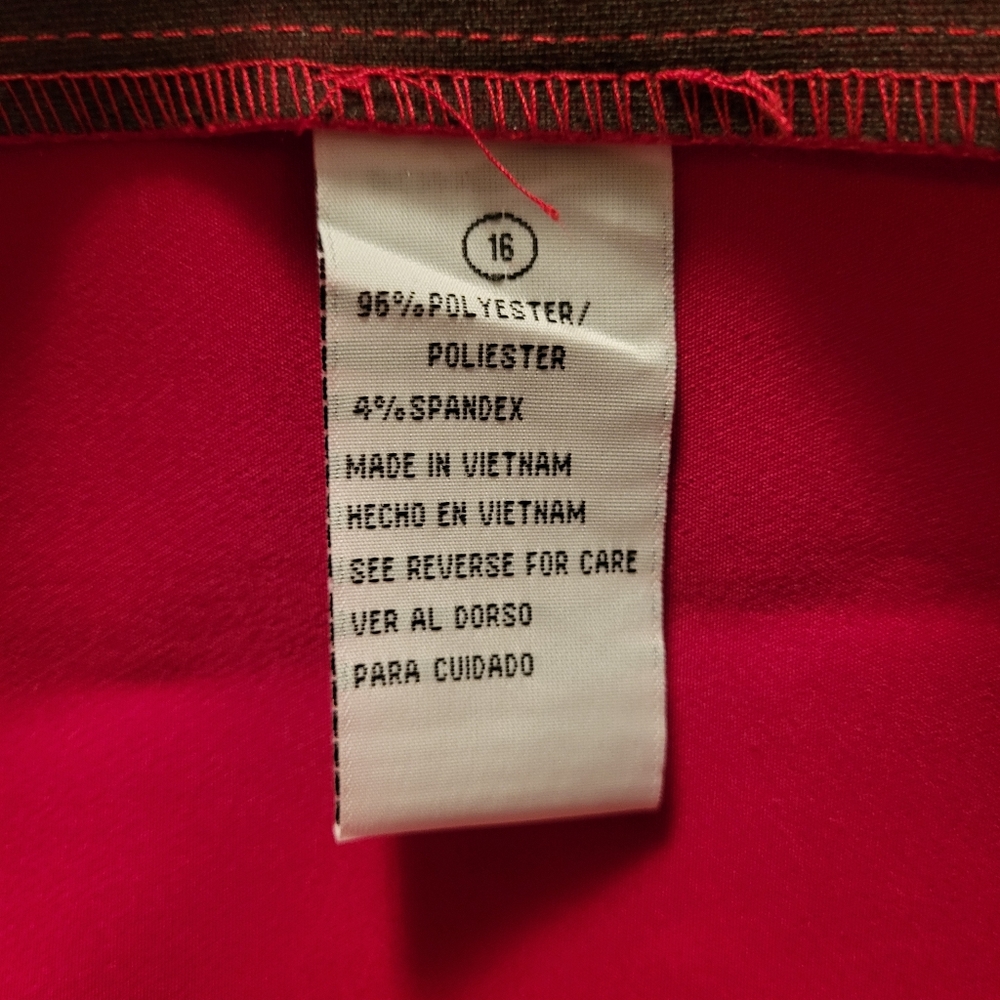 NWT Shelby & Palmer Red Blazer Dress Size 16 - Picture 7 of 8